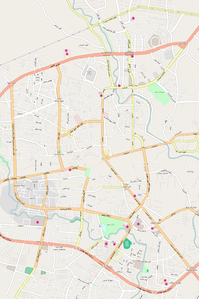 Editable Vector City Map Illustrator
