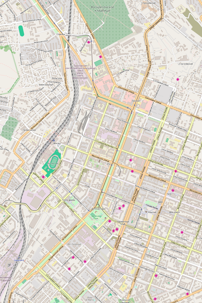 Editable Vector City Map Illustrator