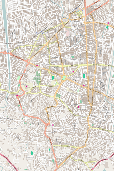 Editable Vector City Map Illustrator