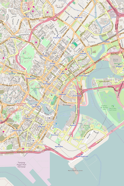 Editable Vector City Map Illustrator