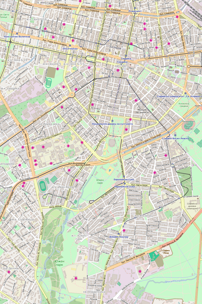 Editable Vector City Map Illustrator