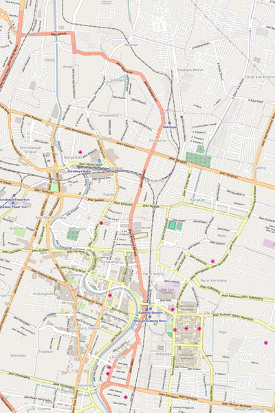 Editable Vector City Map Illustrator