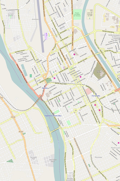 Editable Vector City Map Illustrator
