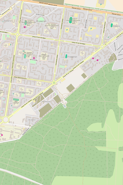 Editable Vector City Map Illustrator