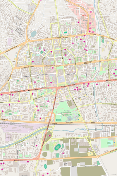Editable Vector City Map Illustrator