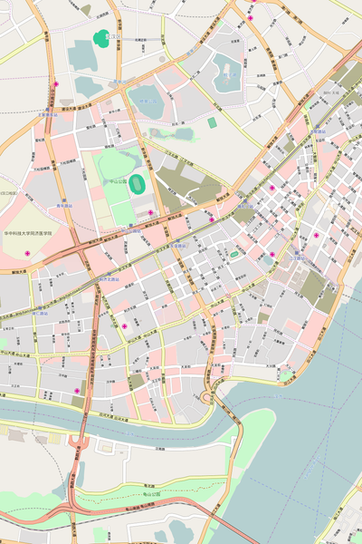 Editable Vector City Map Illustrator