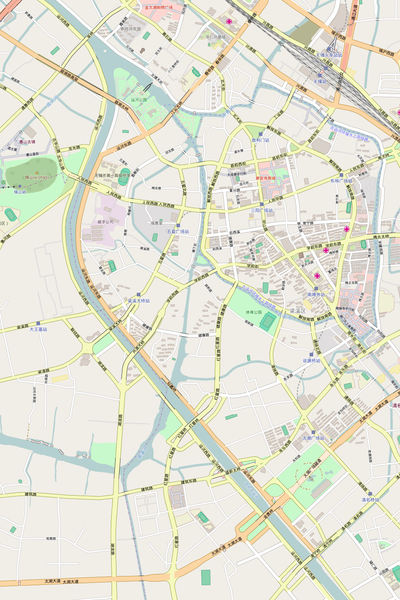 Editable Vector City Map Illustrator