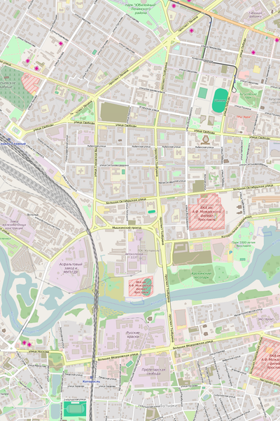 Editable Vector City Map Illustrator