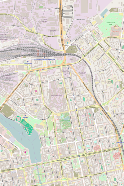 Editable Vector City Map Illustrator