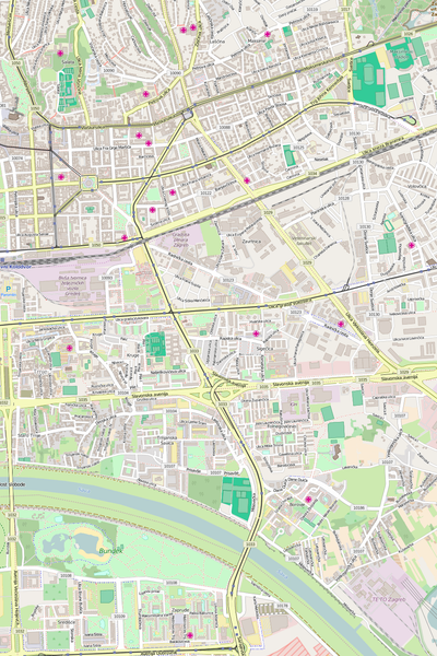 Editable Vector City Map Illustrator