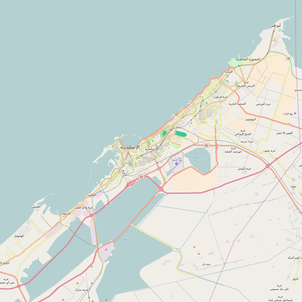 Editable City Map of Alexandria