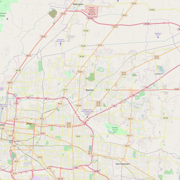 Editable City Map of Bartlett, IL