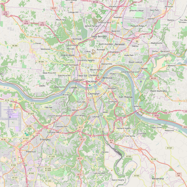 Editable City Map of Covington, GA
