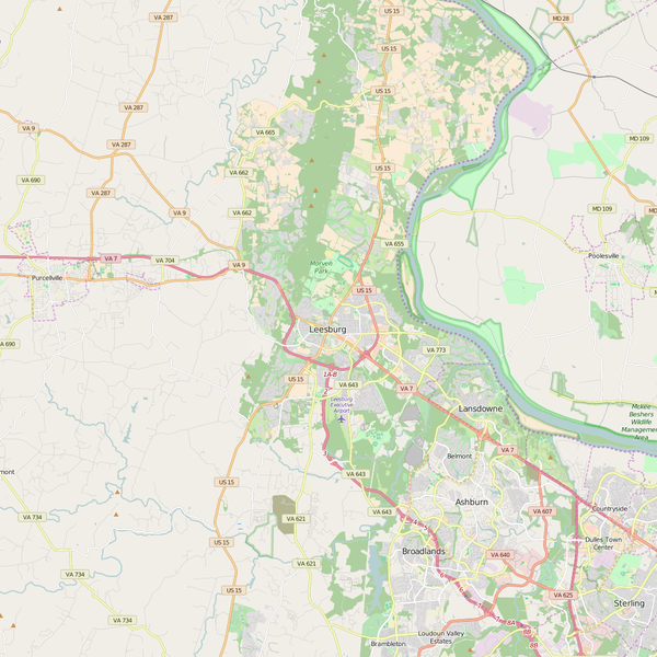 Editable City Map of Leesburg, FL