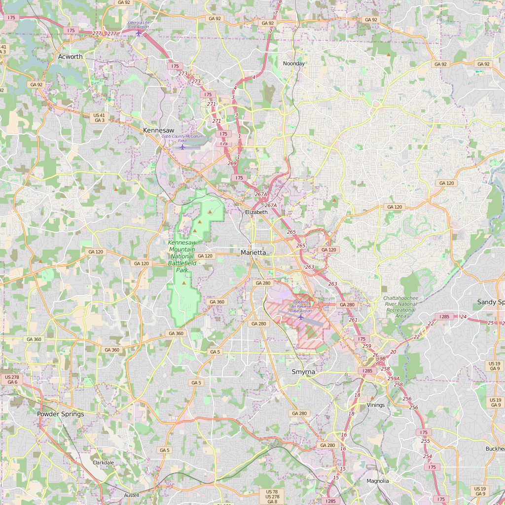 Ga Mathabatha Map Map Of Marietta Ga