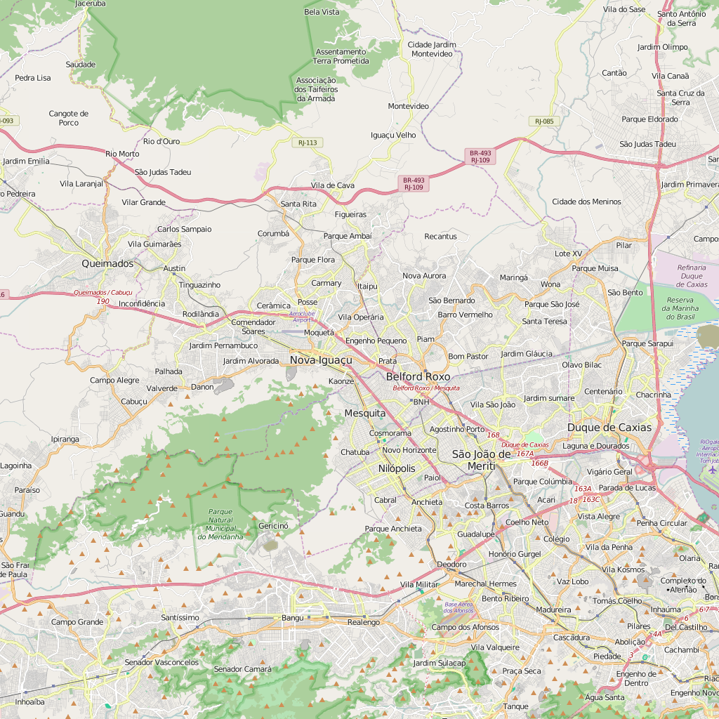 Editable City Map of Nova Iguacu