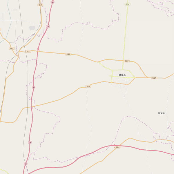 Editable City Map of Tangshan