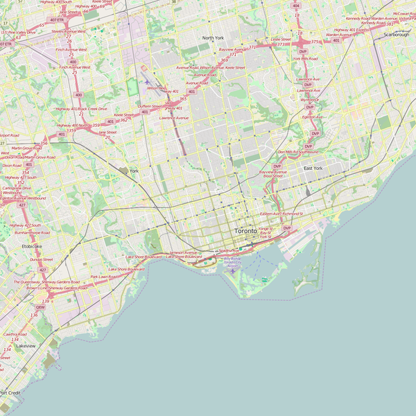 Toronto Mapbasic Editable City Map of Toronto – Map Illustrators