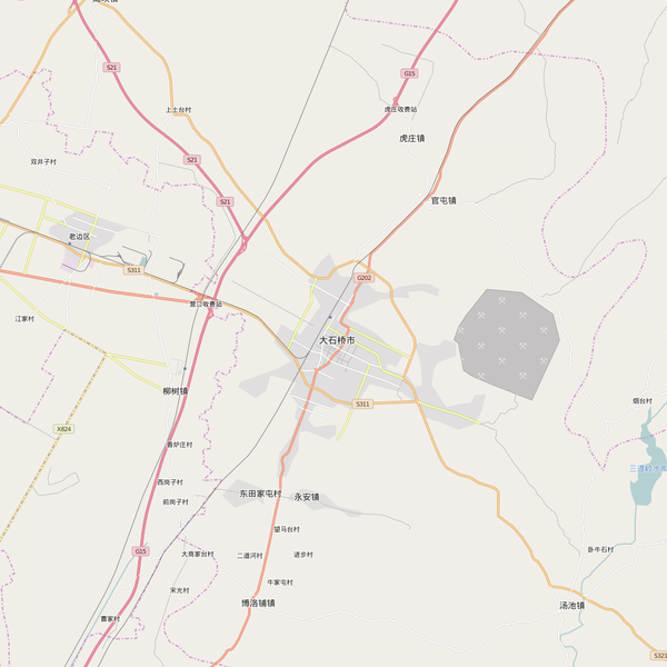Editable City Map of Yingkou