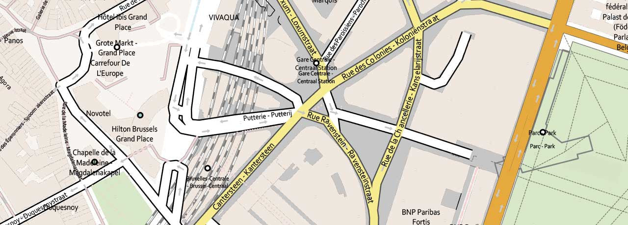 Brussels City Map