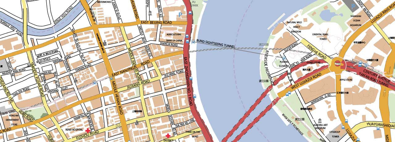 Shanghai City Map