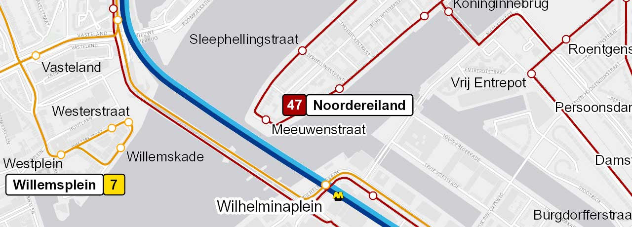 Transit Map Rotterdam